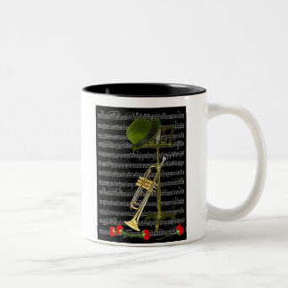 Taza Bicolor Juegue la música…