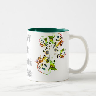Taza Bicolor Juegúeme algún bajo