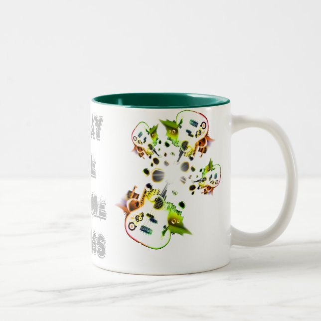 Taza Bicolor Juegúeme algún bajo (Derecha)