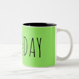 Taza Bicolor Jueves || Colección Semana