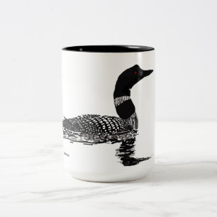 Taza Bicolor Jugada preparada dibujada mano del bribón