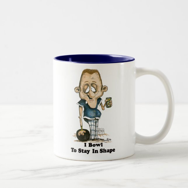 Taza Bicolor jugador de bolos (Derecha)