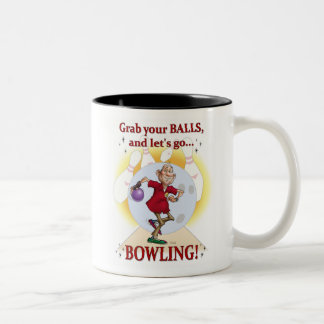 Taza Bicolor Jugador de bolos