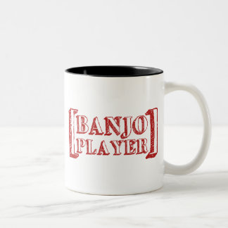 Taza Bicolor Jugador del banjo