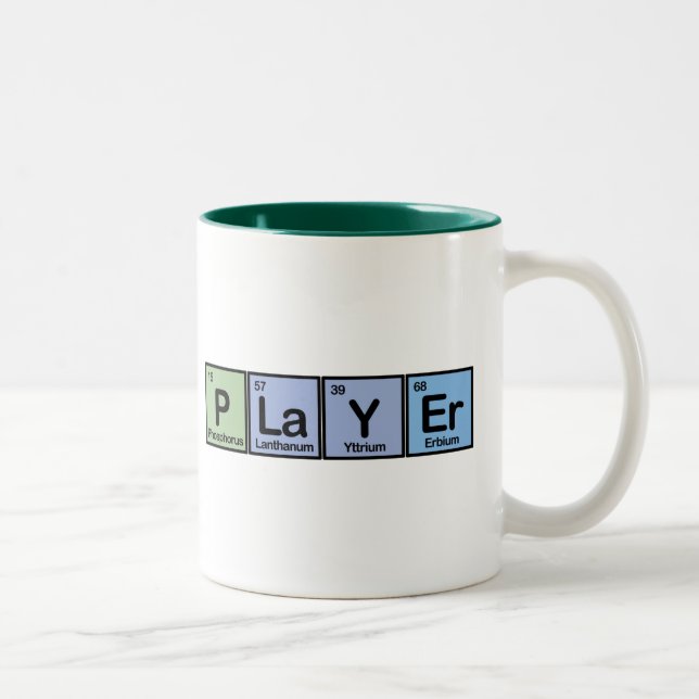 Taza Bicolor Jugador hecho de elementos (Derecha)
