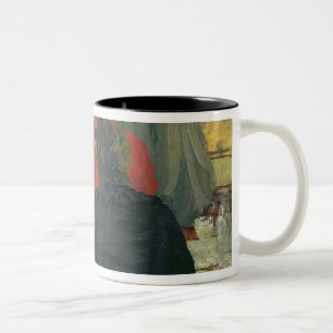 Taza Bicolor Jugadores de tarjeta, 1883