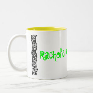 Taza Bicolor Jugo del chulo de Raquel