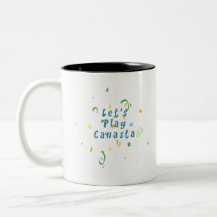 Taza Bicolor Juguemos la canasta