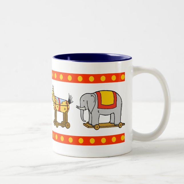 Taza Bicolor Juguetes de cuentos de época para café (Derecha)