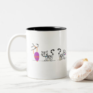 Taza Bicolor Juguetes nuevos para gatos - atraco