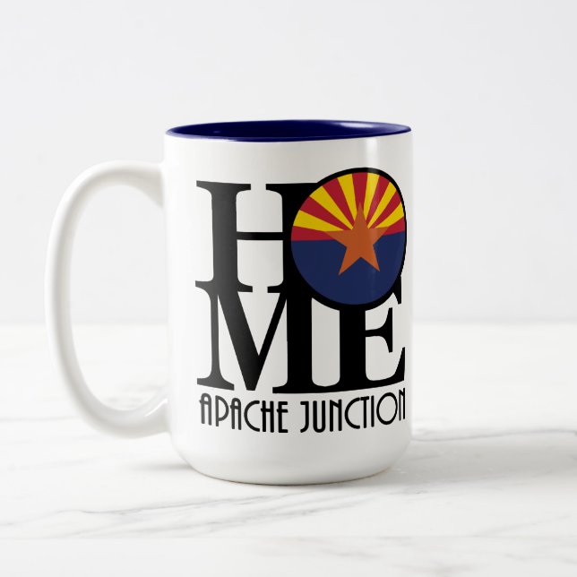 Taza Bicolor Junción Apache HOME 15oz (Izquierda)
