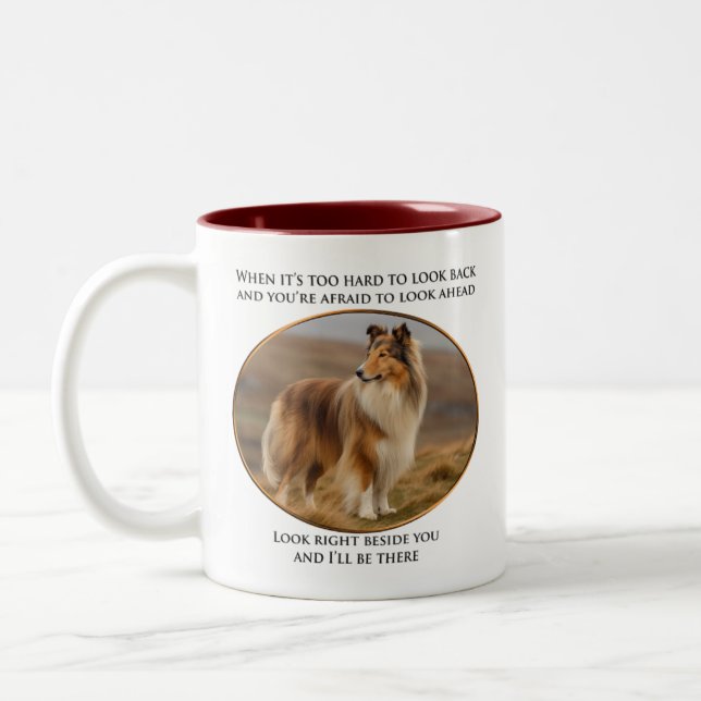 Taza Bicolor Junto a ti Collie (Izquierda)
