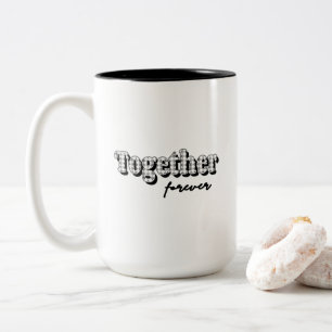 Taza Bicolor Juntos para siempre
