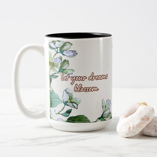 Taza Bicolor Jusmin Dream Blossom (Con donut)