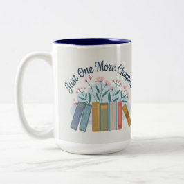 Taza Bicolor Just One More Chapter Two Tone Mug