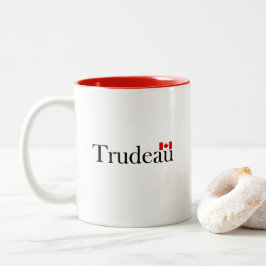 Taza Bicolor Justin Trudeau Oficial Bandera Canadiense Color cl