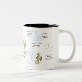 Taza Bicolor JW Afirmaciones Espirituales Café Mug