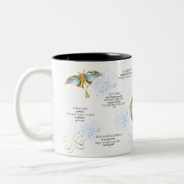 Taza Bicolor JW Afirmaciones Espirituales Café Mug