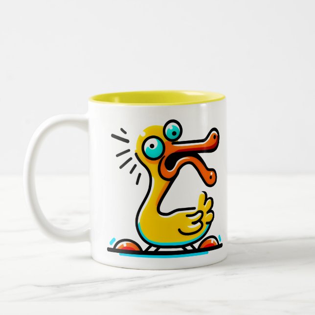 Taza Bicolor Kaffee mit Ente (Izquierda)