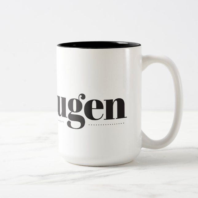 Taza Bicolor Kaffesugen Dos tonos de café Mug (Derecha)