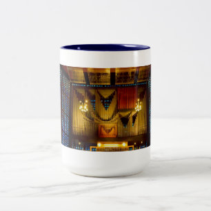 Taza Bicolor Kaiser Wilhelm Memorial Gambre de órganos de la I