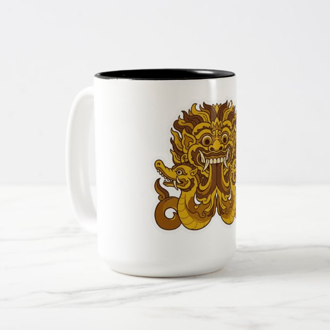 Taza Bicolor Kalamakara (Anverso izquierdo)