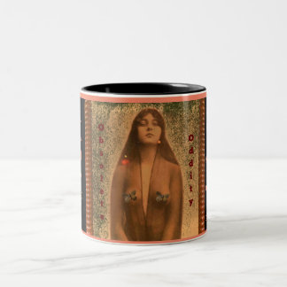 Taza Bicolor Kaloma 1914 - Virginia Pearson Two-Tone Coffee Mug