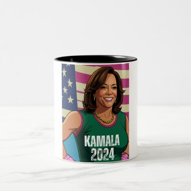 TAZA BICOLOR KAMALA HARRIS 2024 (Centro)