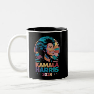 Taza Bicolor Kamala Harris 2024 Vota Presidente Kamala Elección