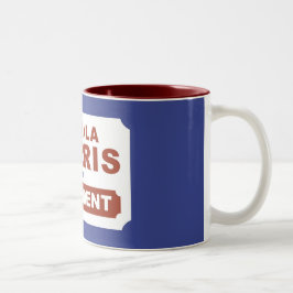 TAZA BICOLOR KAMALA HARRIS PARA PRESIDENTE