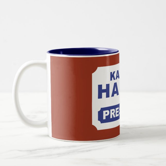 TAZA BICOLOR KAMALA HARRIS PARA PRESIDENTE (Izquierda)