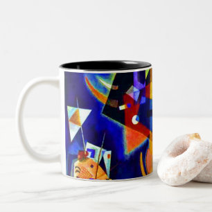 Taza Bicolor Kandinksy en azul