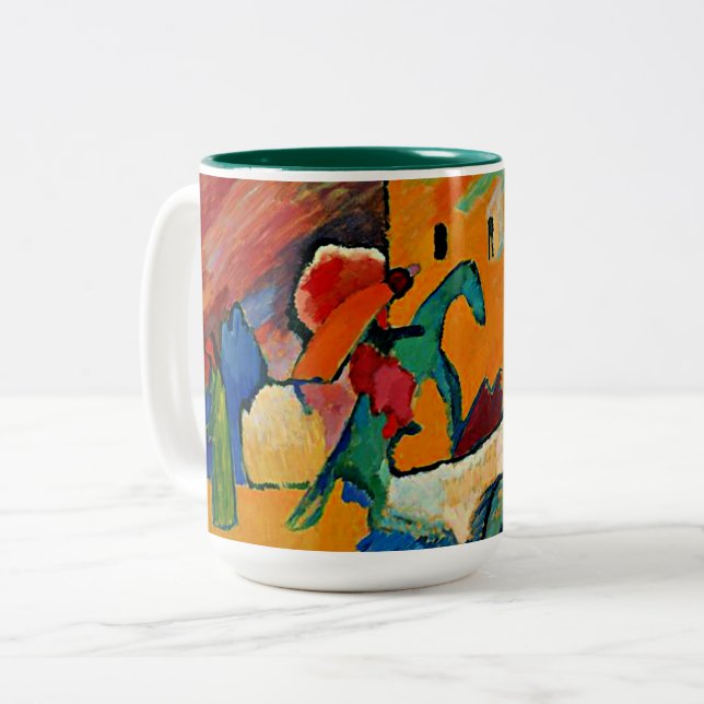 Taza Bicolor Kandinsky - Improvisación 3 (Anverso izquierdo)