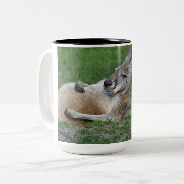 Taza Bicolor Kangaroo (Anverso izquierdo)