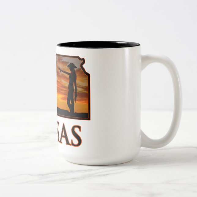 Taza Bicolor Kansas Cowgirl (Derecha)