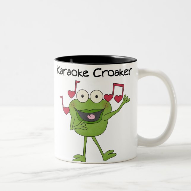 Taza Bicolor Karaoke Croaker (Derecha)