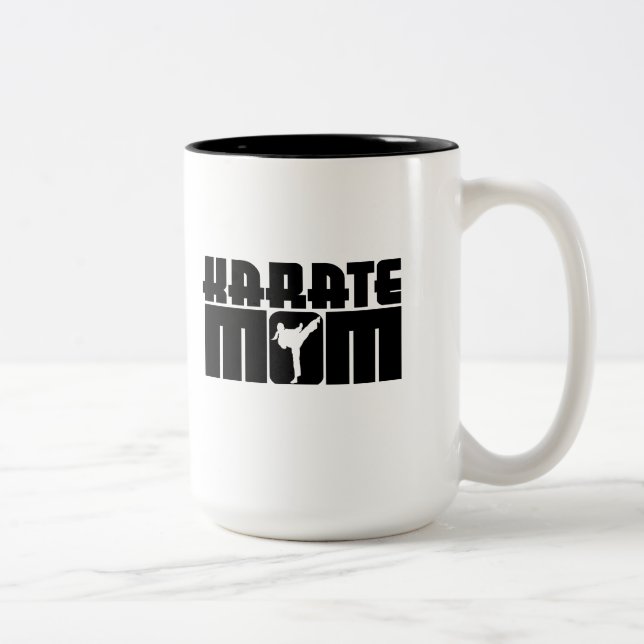 Taza Bicolor Karate Mom (Derecha)