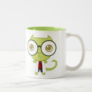 Taza Bicolor Kats con Glassez: Profesor Oops Mug
