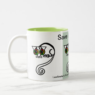 Taza Bicolor Kawaii - Save POSSUMS - Animal lover - Wildlife -