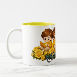 Taza Bicolor Kawaii Zodiac Neos Géminis