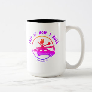 Taza Bicolor Kayak Bike Auto - Así Es Como Giro