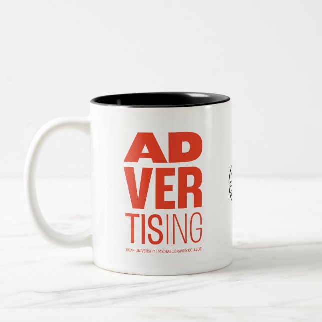 Taza Bicolor Kean MGC Publicidad Mug (Izquierda)