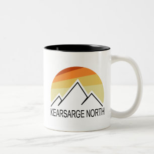 Taza Bicolor Kearsarge North New Hampshire Retro