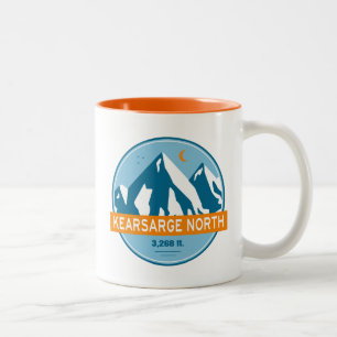 Taza Bicolor Kearsarge North New Hampshire Stars Moon