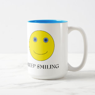 Taza Bicolor Keep Smiling