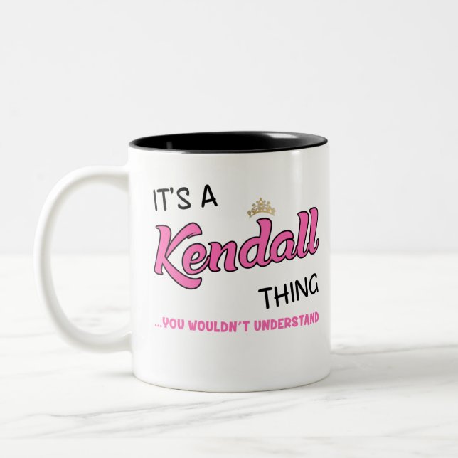 Taza Bicolor Kendall cosa que no entenderías (Izquierda)
