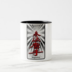Taza Bicolor Kenpo-Karate-3D