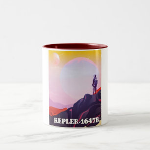 Taza Bicolor Kepler - Afiche de viaje de 1647B