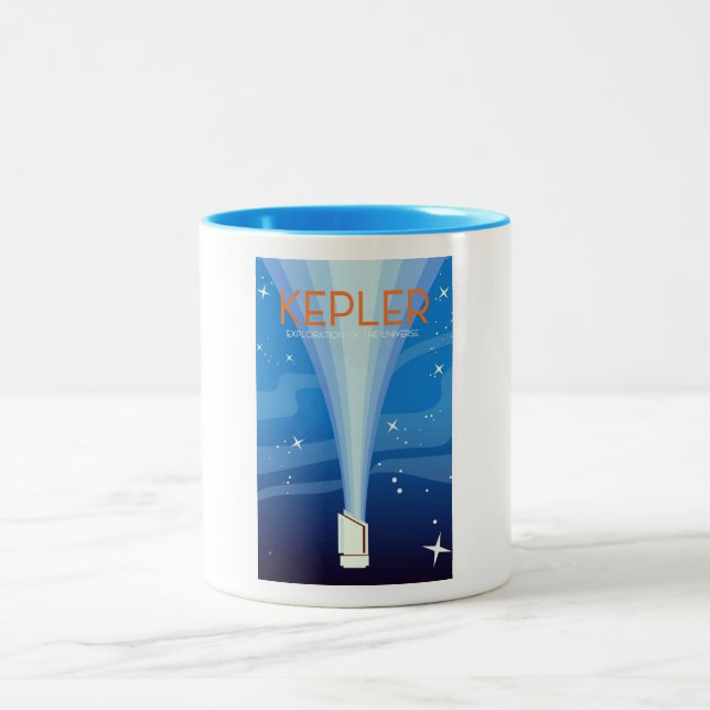 Taza Bicolor Kepler - Exploración del Universo (Centro)