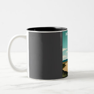 Taza Bicolor Kerry Ireland Vintage Minimal Retro Tra